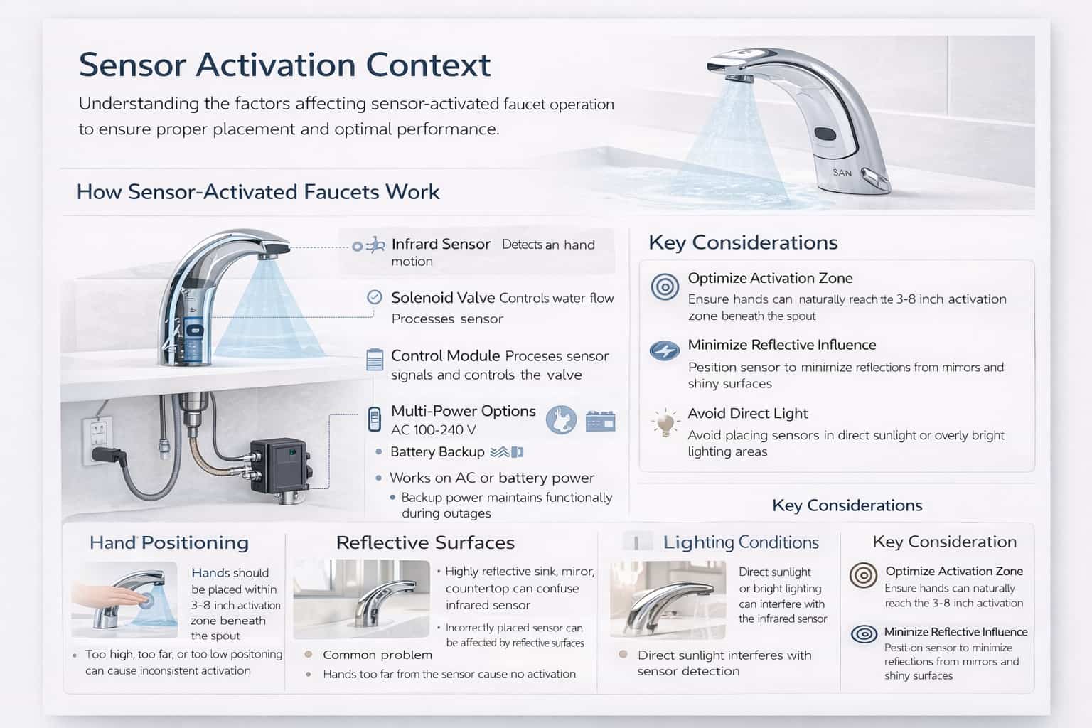 Touchless faucet motion detection context image