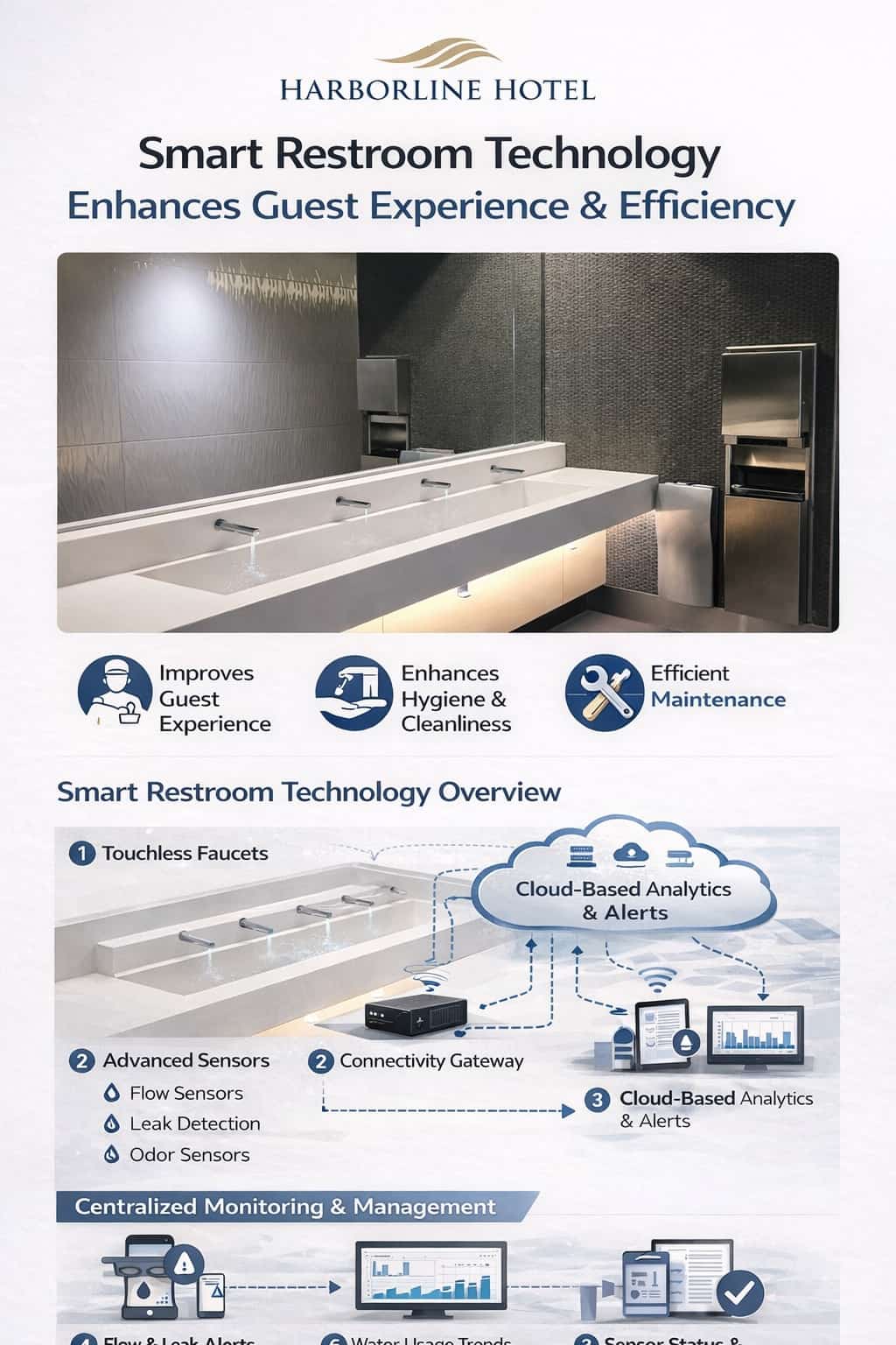 Smart restroom technology at Harborline Hotel(1)