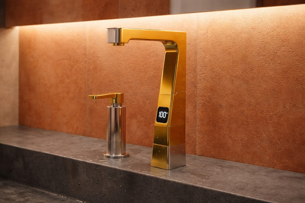Architectural specification documents and BIM resources for commercial touchless faucets