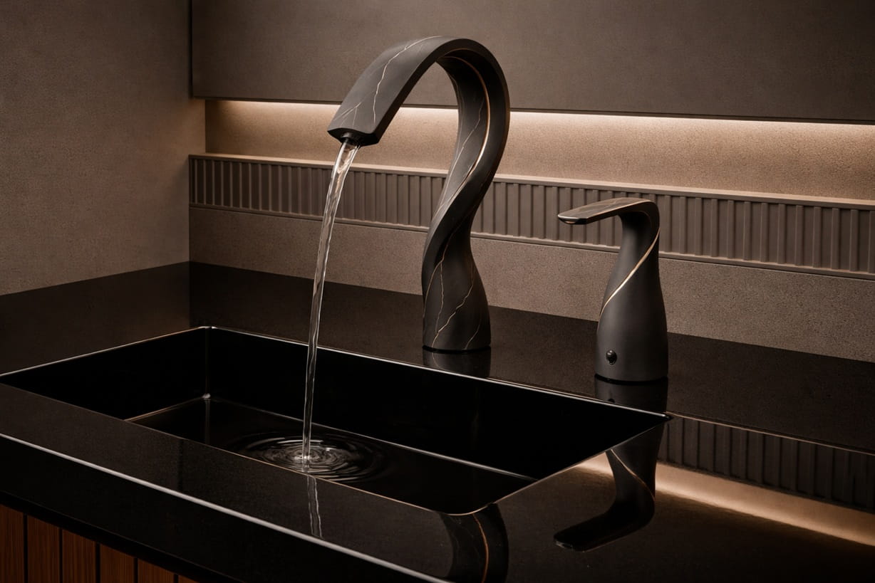 Airport terminal facilities planning meeting discussing restroom fixture lifecycle cost and procurement strategy