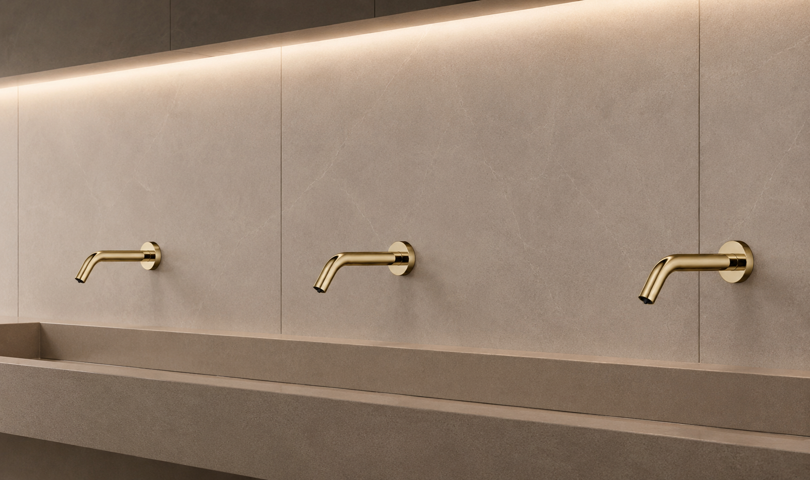 Chrome Commercial Restroom Fixtures