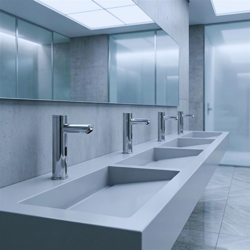 Commercial sensor faucet specification review for architects engineers and contractors