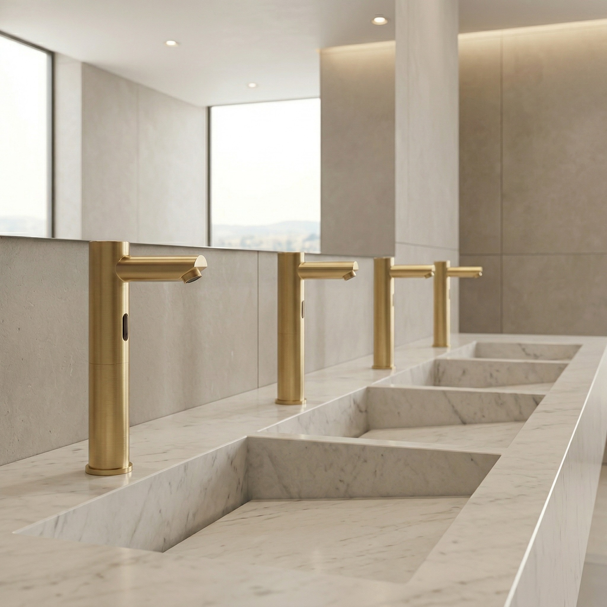 Commercial sensor faucet commissioning and final settings verification