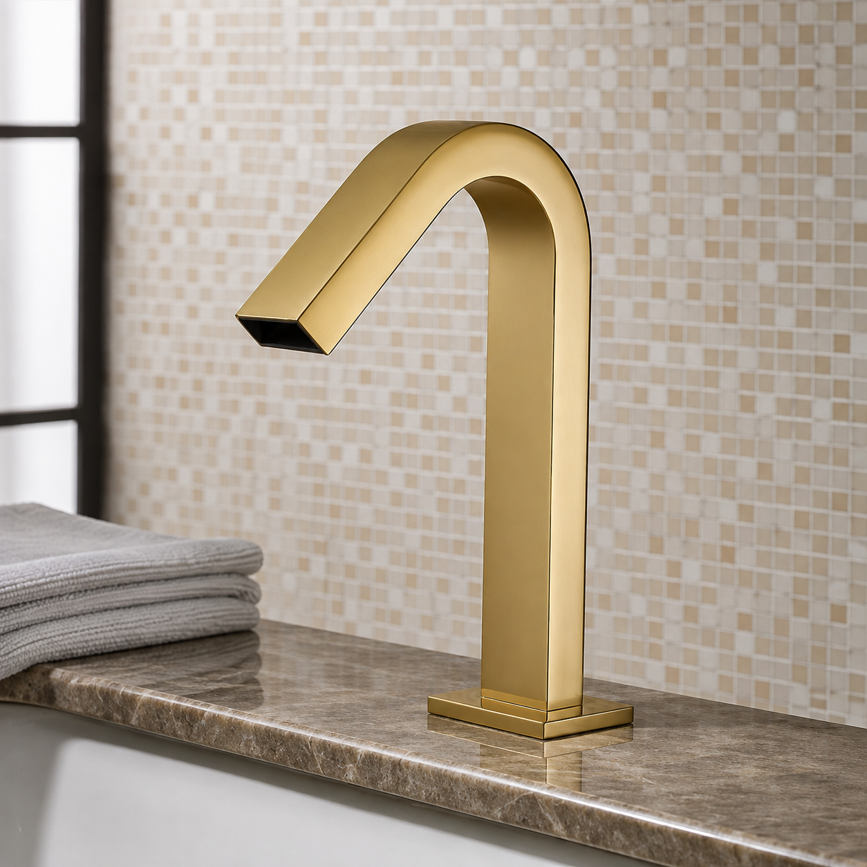Fontana commercial touchless faucet collection for high traffic public restrooms