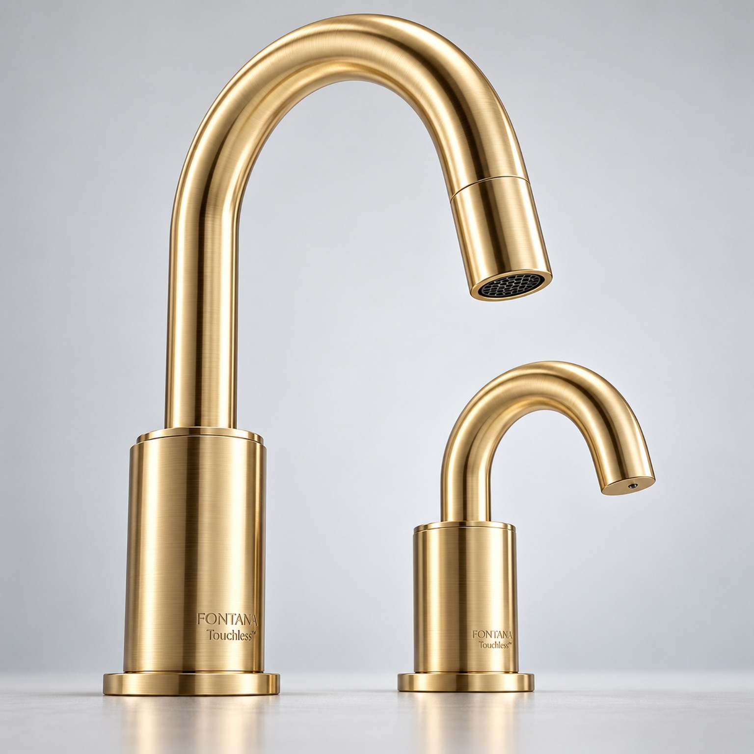 Luxury bathroom design inspiration for commercial touchless faucet applications